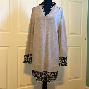 Brochu Walker Layered V-Neck Dress.